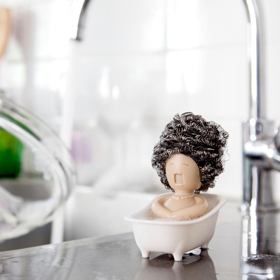 税込 キッチン スポンジ ホルダー 収納 プレゼント たわし 金たわし シンク Pelegdesign ペレグデザイン ディッシュスクラバーホルダー ソープオペラ Kk Discoversvg Com