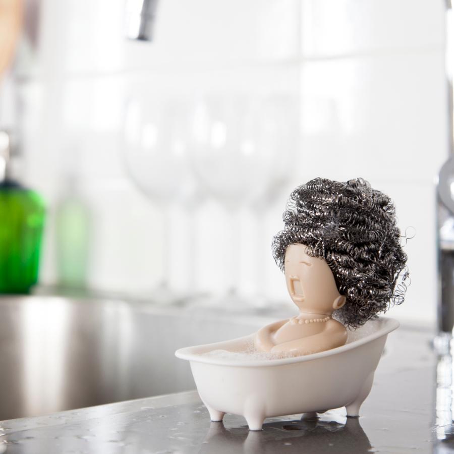 税込 キッチン スポンジ ホルダー 収納 プレゼント たわし 金たわし シンク Pelegdesign ペレグデザイン ディッシュスクラバーホルダー ソープオペラ Kk Discoversvg Com