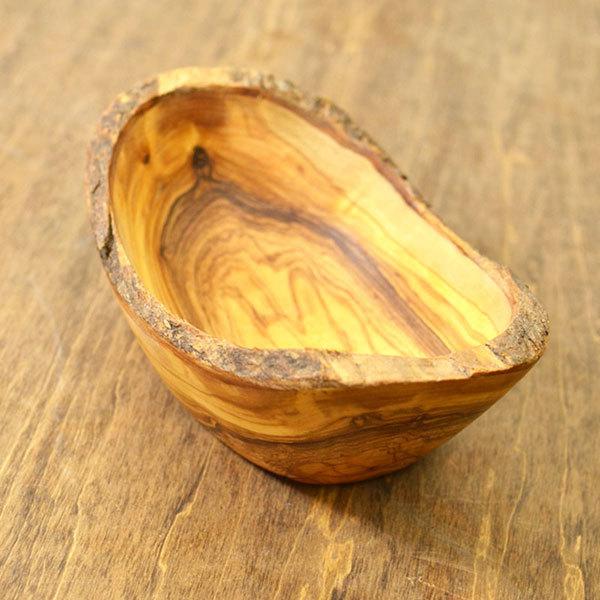 オリーブウッド ボウル 8.5×14cm olive アウトドア OUTDOOR 食器 オリーブの木 キッチンツール wood 95196