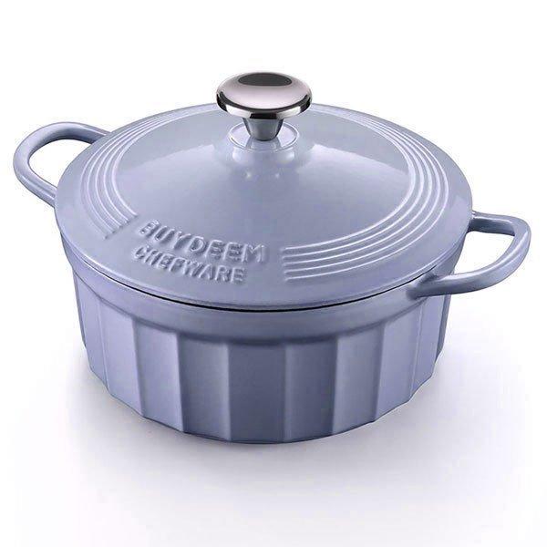 ホウロウ 鍋 パープル ダッチオーブン 薬膳 煮込み オーブン 無水調理 無水鍋 鍋つかみ 新生活 Shefware 鋳物 Buydeem バイディーム Entre Square Paypayモール店 通販 Paypayモール