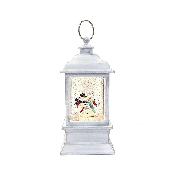 LED ウォーター ランタン スノードーム スピニングランタン スノーマン