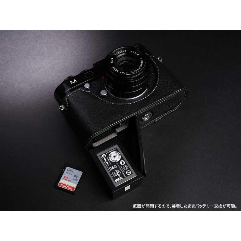 TP Original Leica M (Typ 240/262/246) 専用 レザー カメラケース Black ブラック おしゃれ 速写ケース TB06M-BK｜enu-shouten｜05