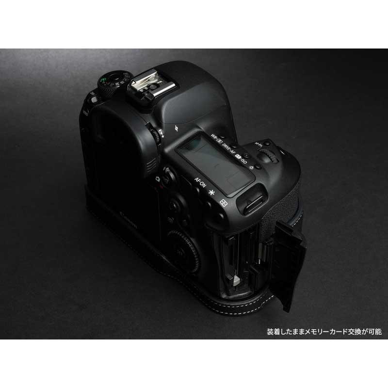 TP Original Canon EOS 5D Mark IV 専用 レザー カメラケース Black ブラック おしゃれ 速写ケース TB06E5D4-BK｜enu-shouten｜03
