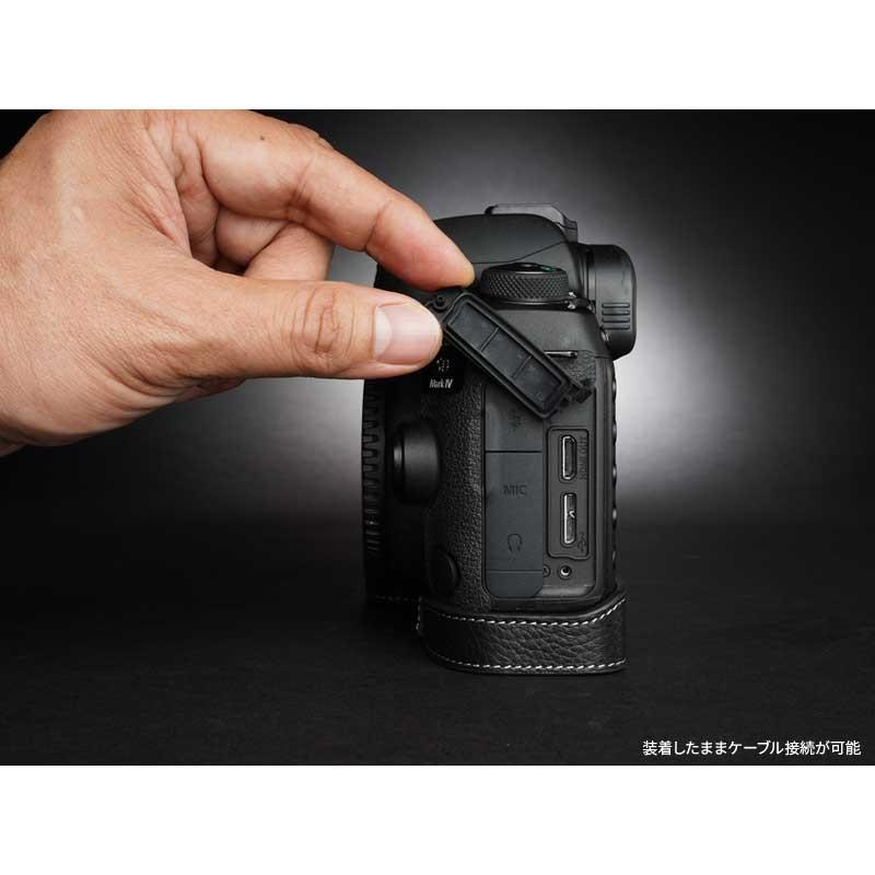 TP Original Canon EOS 5D Mark IV 専用 レザー カメラケース Black ブラック おしゃれ 速写ケース TB06E5D4-BK｜enu-shouten｜04