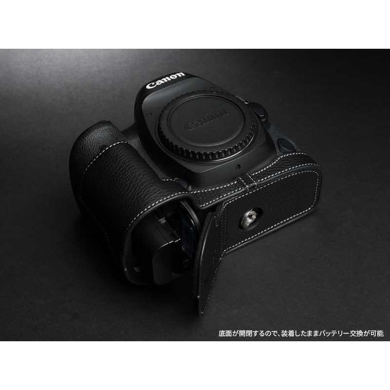 TP Original Canon EOS 5D Mark IV 専用 レザー カメラケース Black ブラック おしゃれ 速写ケース TB06E5D4-BK｜enu-shouten｜05