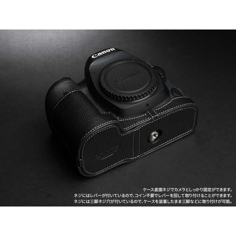 TP Original Canon EOS 5D Mark IV 専用 レザー カメラケース Black ブラック おしゃれ 速写ケース TB06E5D4-BK｜enu-shouten｜06