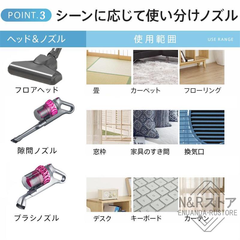 2年保証】掃除機 コードレス 充電式 サイクロン式 4WAY 強力吸引 2年保証】掃除機 コードレス 充電式 サイクロン式 4WAY 強力吸引