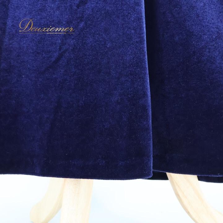 中古 Paondor パンドール フラダンス 衣装 ワンピース ドレス ネイビー