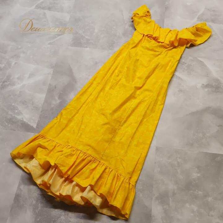 中古】Hula Dream フラドリーム フラダンス 衣装 ワンピース ドレス