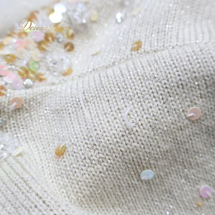 TOKUKO 1er VOL チュニック 女性 刺繍 スパンコール サイズ大きめ 