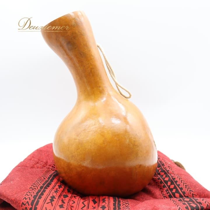 中古フラダンス イプ ひょうたん ブラウン系 楽器 小物 小道具 茶 艶 