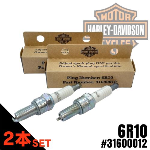 HARLEYDAVIDSON (ハーレーダビッドソン) スパークプラグ 6R10 No.31600012【2本セット】 31600012