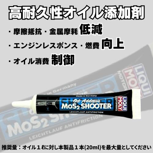LIQUI MOLY (リキモリ) OIL Additive MoS2 SHOOTER オイル添加剤 #3444 : ハーレーパーツ専門エヌズ ...