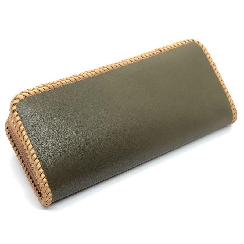 革工房 二つ折り長財布 本革 ハンドメイド : ハーレーパーツ専門エヌズ