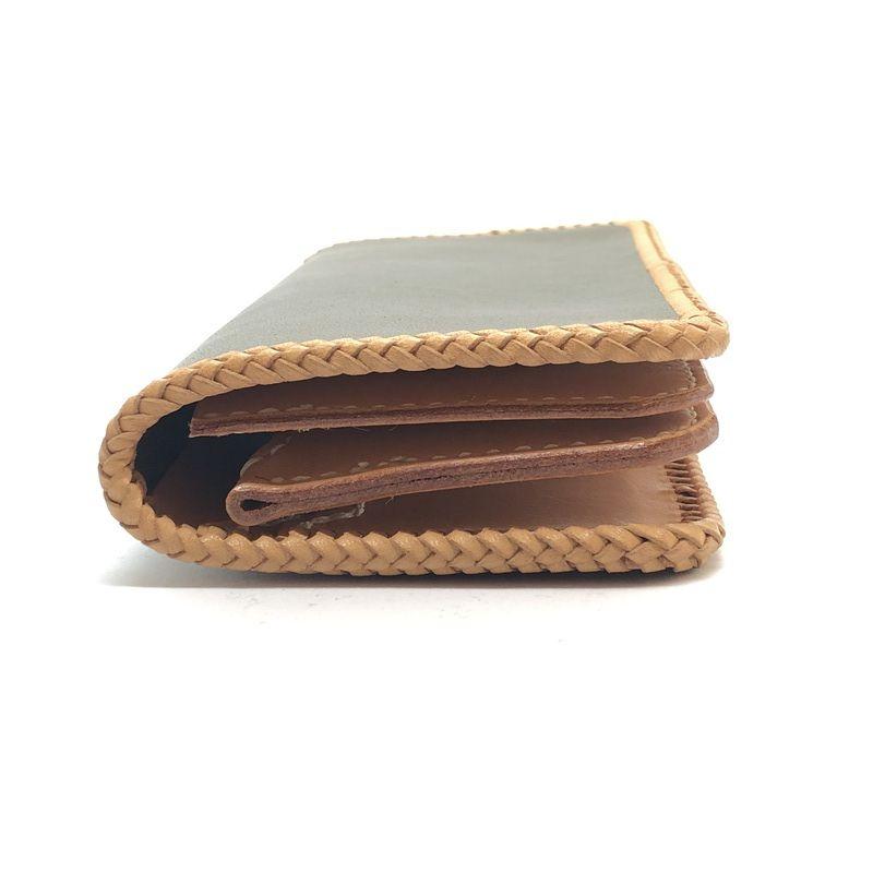 革工房 二つ折り長財布 本革 ハンドメイド : ハーレーパーツ専門エヌズ