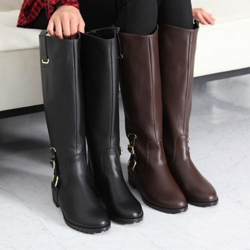 ファッション 女性用 ロングブーツ 靴 シューズ 新作 15 ローヒール 本革レザー ロングブーツ レディース ブーツ 通販 ブーツ