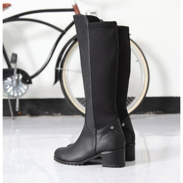 魅力的な価格 レザー 本革 ロングブーツ レディース ブーツ 通販 靴 女性用 ロングブーツ 切り替え シューズ 新作 15 ブーツ Gubkao Com