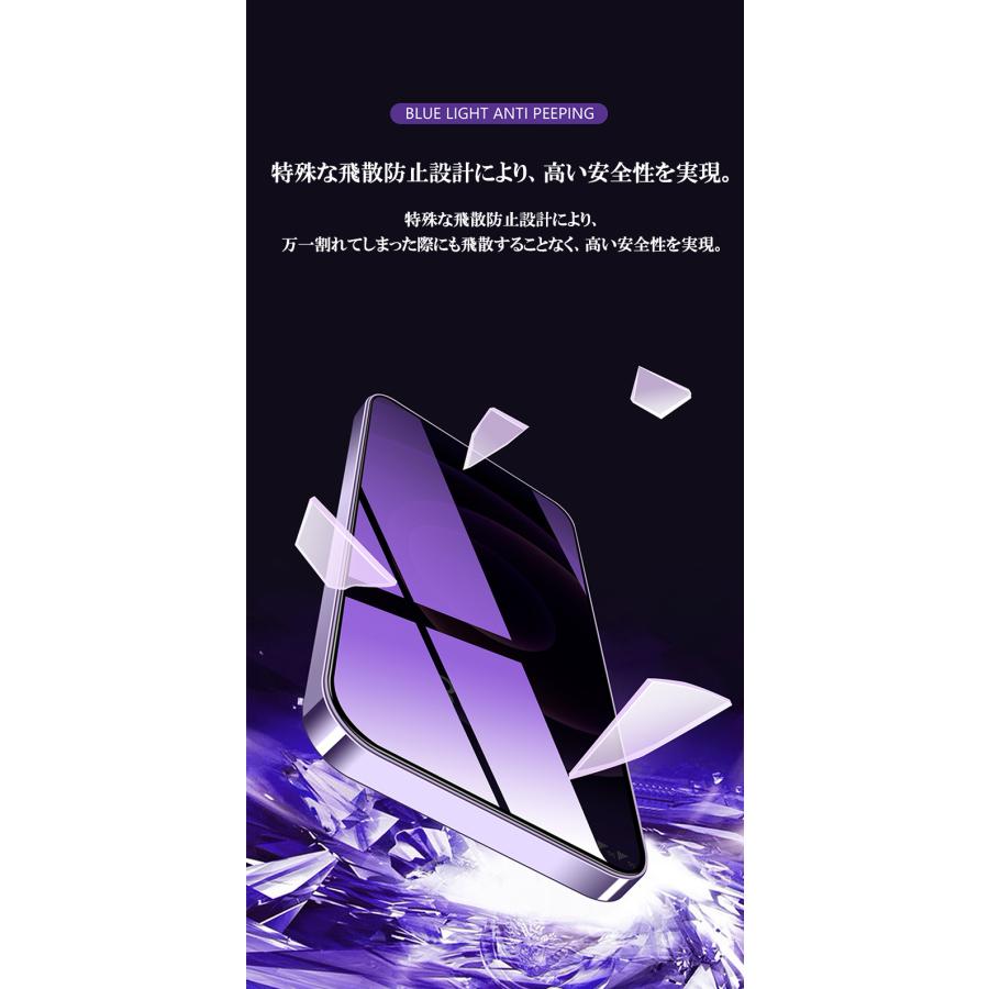 iphone16pro フィルム 覗見防止 iphone16e フィルム ブルーライトカット iphone15 フィルム iphone14 iphone 13 12 11 ガラスフィルム 全面 16 15 plus フィルム |  | 07