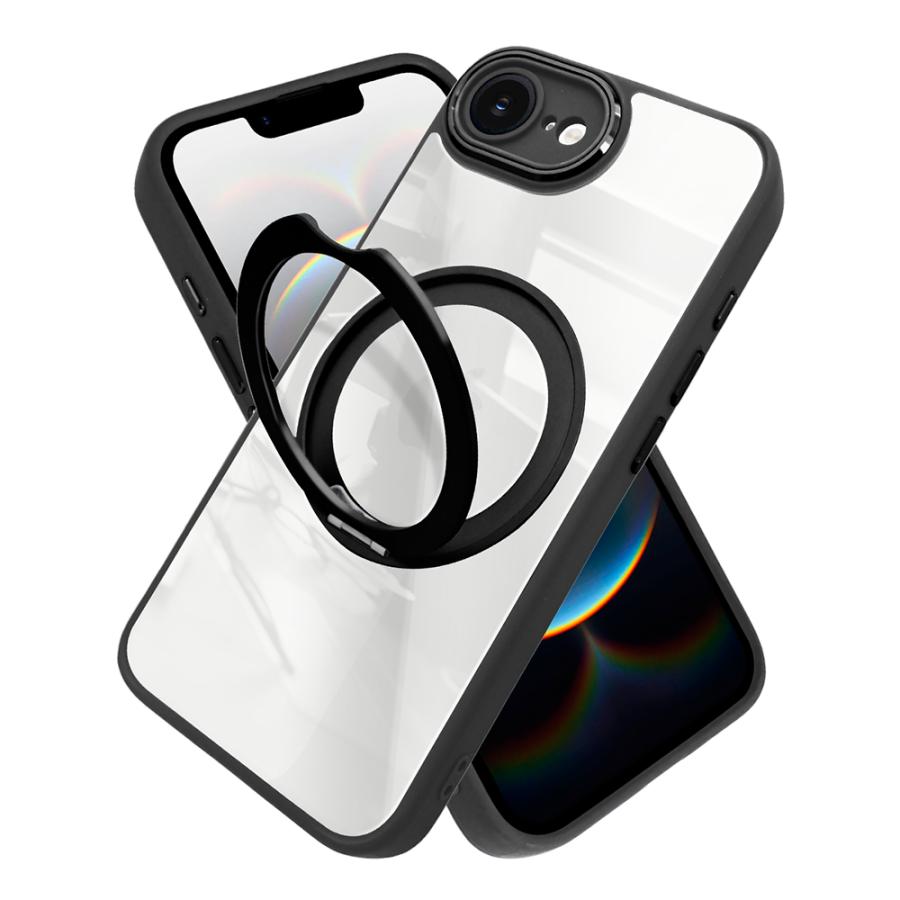 iPhone16e ケース MagSafe対応 iPhone16 ケース iPhone15 14 13 12 マグセーフ iPhoneケース 耐衝撃 スマホケース スタンド ハイブリッド9 シズカウィルRe |  | 01