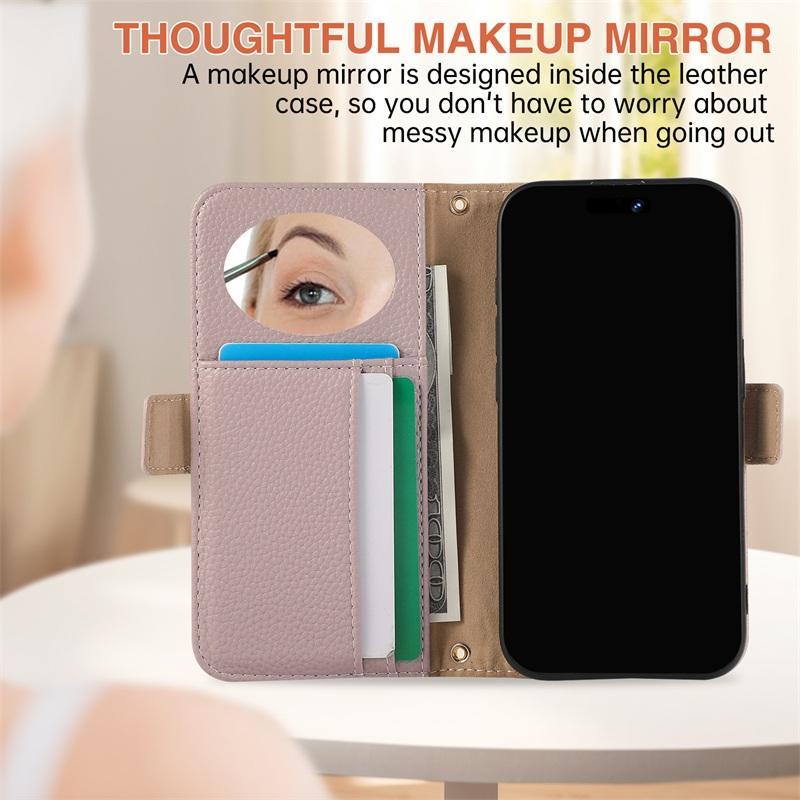 iphone17 ケース 手帳型 ショルダー斜めがけ iphone17pro 17romax iphone16 ケース カード収納 小銭入れ iphone16pro iphone15 ケース ミラ付き iphone13 財布 |  | 01