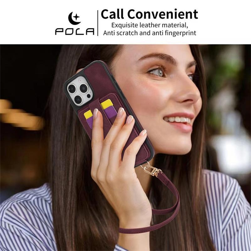 iphone16pro カード入れ付きケース ミラー付 iphone16 16plus iphone16promax ケース ショルダー 肩掛け iphone15 ケース ストラップ付き 15pro 15promax ケース |  | 05