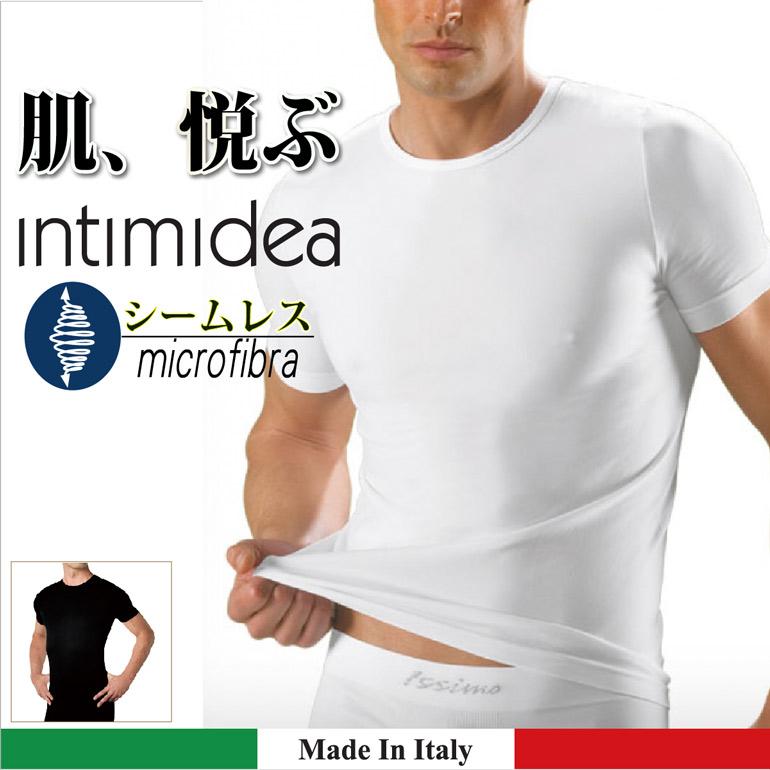 下着 メンズ Tシャツ シャツ イタリア製 インティミディア 吸水速乾 マイクロファイバー ストレスフリー シームレス No M042 Enya Karin エンヤ カリン 通販 Yahoo ショッピング