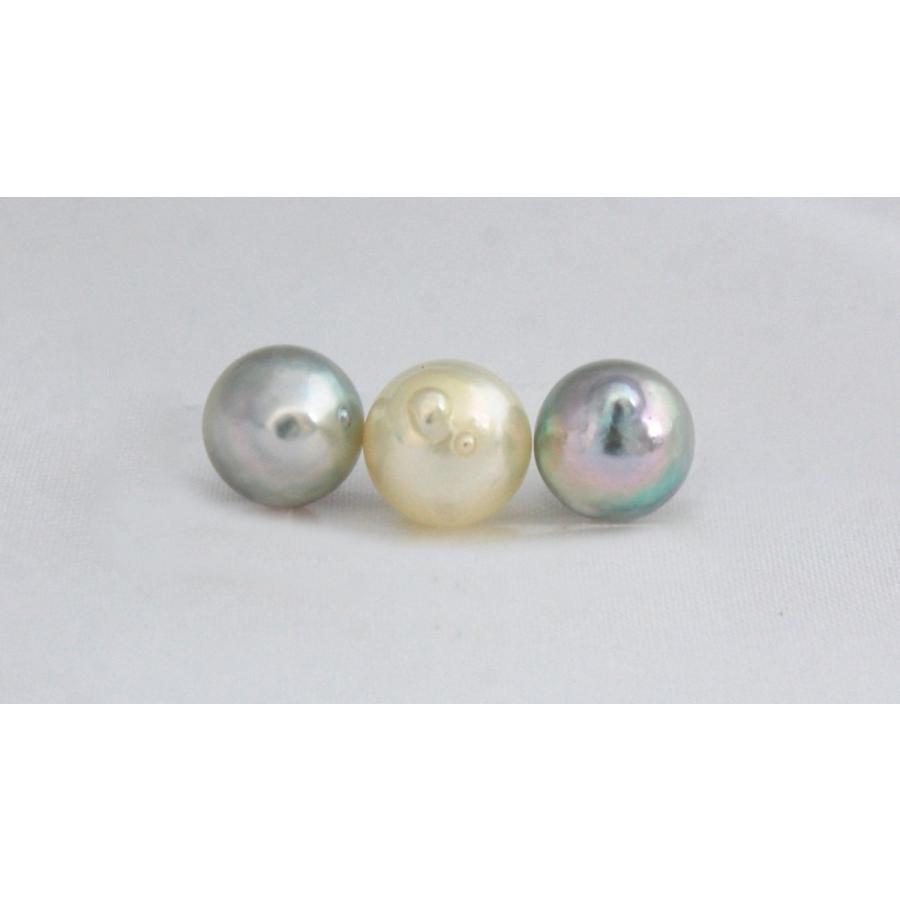 ルース アコヤ真珠 7mm〜8mm 無穴 ナチュラルカラー 10ピース ビーズ