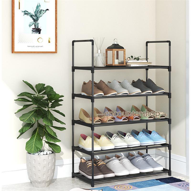 シューズラック スリム 下駄箱 靴ラック シューズ收納 8段階 10