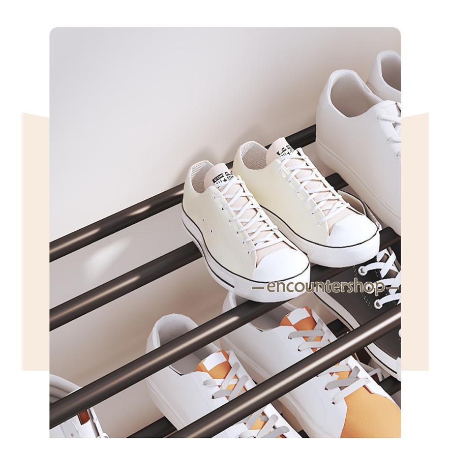 シューズラック スリム 4段 下駄箱 靴ラック 玄関収納 靴箱収納 靴入れ