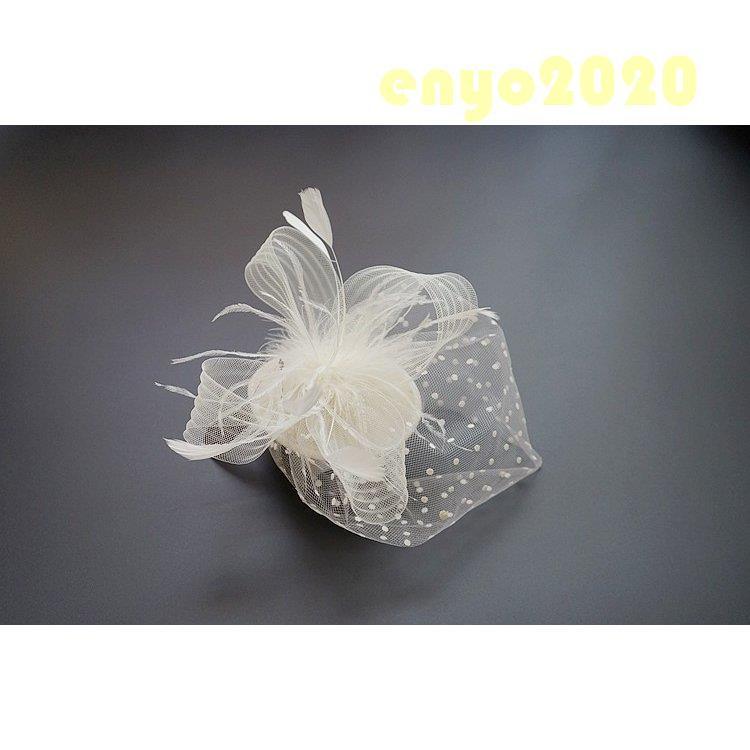 トーク帽 トークハット チュール カクテルハット  花 ヘッドドレス ウェディング 結婚式 パーティー 二次会 女子会 お呼ばれ カチューシャ フェザー 髪飾り | ブランド登録なし | 05