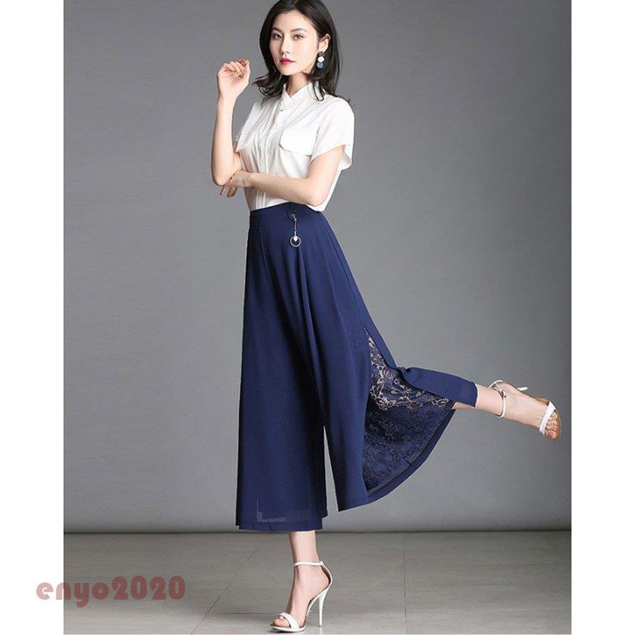 まくわ ハンドメイド ガウチョパンツ オーダー3着 How to make gaucho pants [Handmade adult clothes] Free size