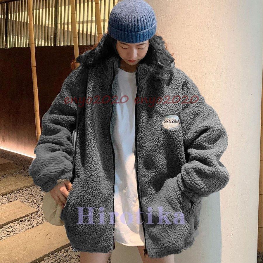 ブルゾンジャケット レディース ボアジャケット もこもこ 防寒コート