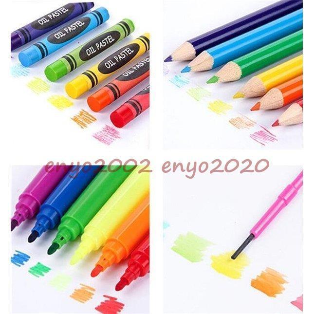 お徳用 プレゼント お絵かきセット 色鉛筆 150ピース 絵の具