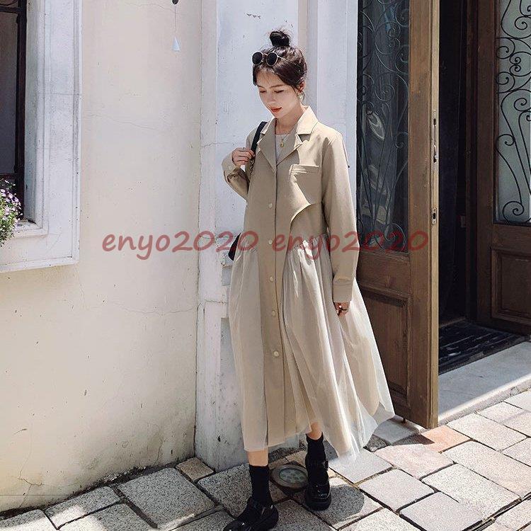 トレンチコート レディース アウター ジャケット ワンピース バックチュール2wayトレンチコート Dd0109 Tolivvea184 ネットファミリー 通販 Yahoo ショッピング