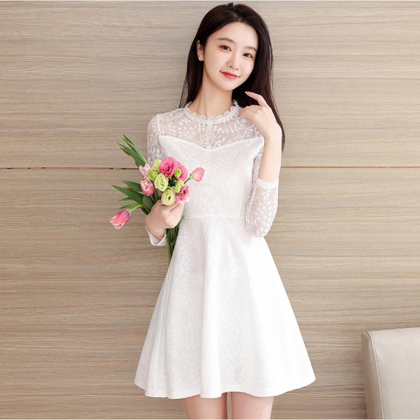 結婚式ワンピース パーティードレス 春 夏 秋 レースシースルー 結婚式ワンピース パーティードレス 春 夏 秋 レースシースルー