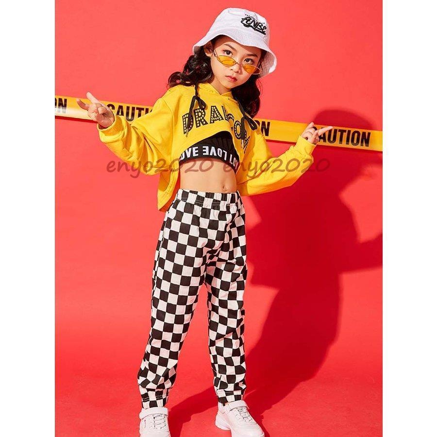 最大90 Offクーポン キッズダンス衣装 ヒップホップ チェック柄 ズボン キッズダンス Hiphop タンクトップ トップス へそ出し 女の子 ガールズ ステージ衣装 練習着 Sale Wantannas Go Id