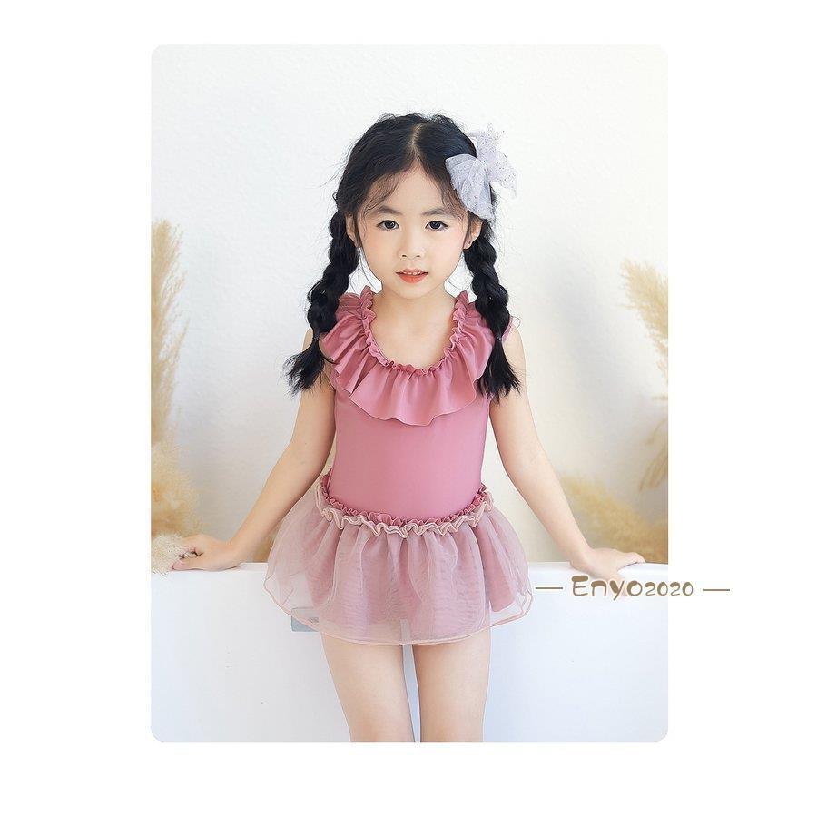 女の子水着 ワンピース かわいい こども みずぎ キッズ スイムウェア チュールスカート プール 女児 子供 小学生 帽子付き 幼稚園 水着 水遊び 海 何でも揃う 水着