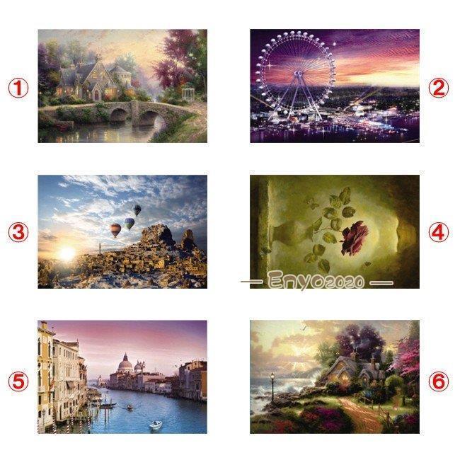 ジグソーパズル　絵画他　6点セット　1000ピース CUT-1000-078 葛飾北斎 冨嶽三十六景 神奈川沖浪裏 （かながわ