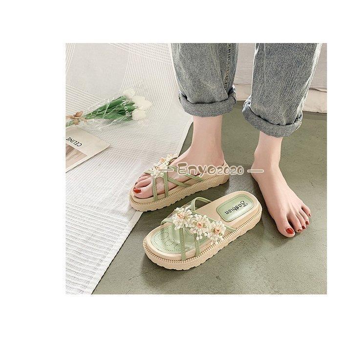ミュール サンダル レディース 夏 厚底ヒール スリッパサンダル 可愛い 