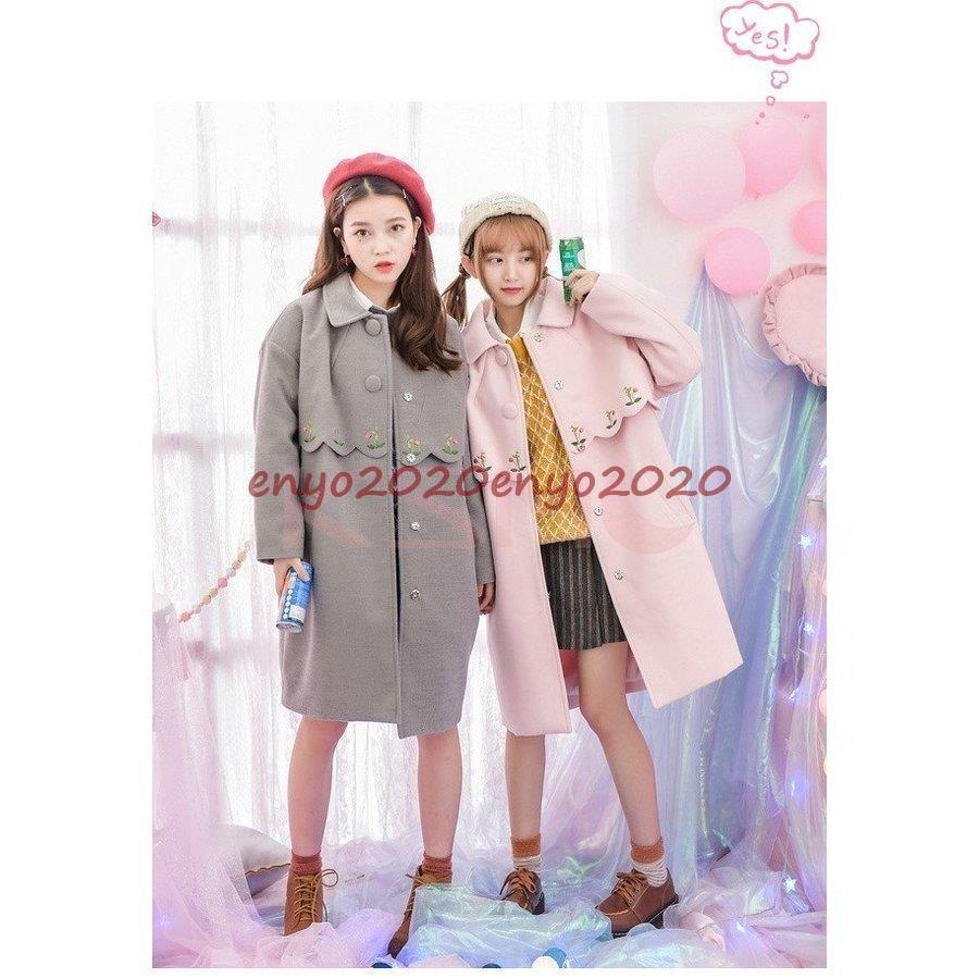 ダッフルコート レディース 花柄 かわいい ピンク コート 秋服 秋冬物 冬服 大きいサイズロング学生 ダッフルコート 可愛い 甘い 着やせ 暖かい 17新作 Dd07 Cje521 ネットファミリー 通販 Yahoo ショッピング
