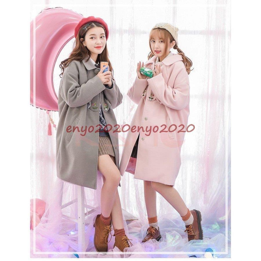 ダッフルコート レディース 花柄 かわいい ピンク コート 秋服 秋冬物 冬服 大きいサイズロング学生 ダッフルコート 可愛い 甘い 着やせ 暖かい 17新作 Dd07 Cje521 ネットファミリー 通販 Yahoo ショッピング