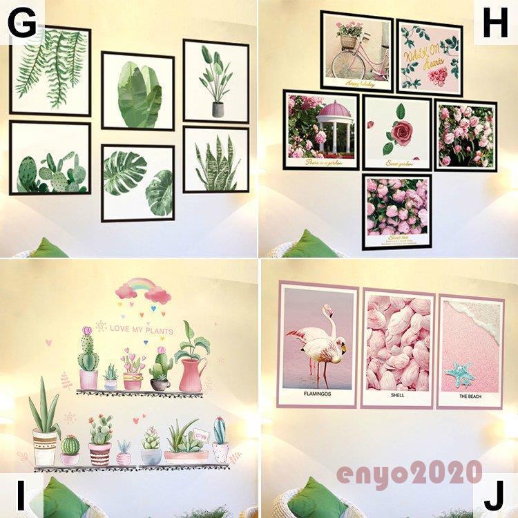 インテリア 雑貨 ウォールステッカー ルームデコ 壁紙デコ 壁紙シール 模様替え 絵画風 モダン 植物 ボタニカル グリーン ピンク Agi41b Dd07 Cjf1 ネットファミリー 通販 Yahoo ショッピング