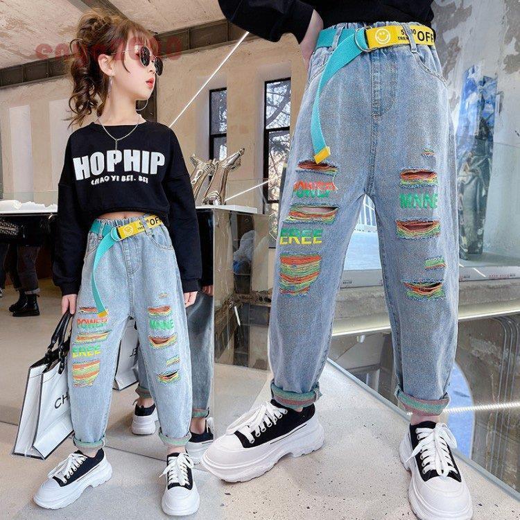 デニムパンツ キッズ ダメージパンツ 韓国 ダンス衣装 ヒップホップ ダンスパンツ キッズ 女の子 子供服 デニム ズボン かっこいい 長ズボン 単品販売 Dd07 Cjwd36 ネットファミリー 通販 Yahoo ショッピング