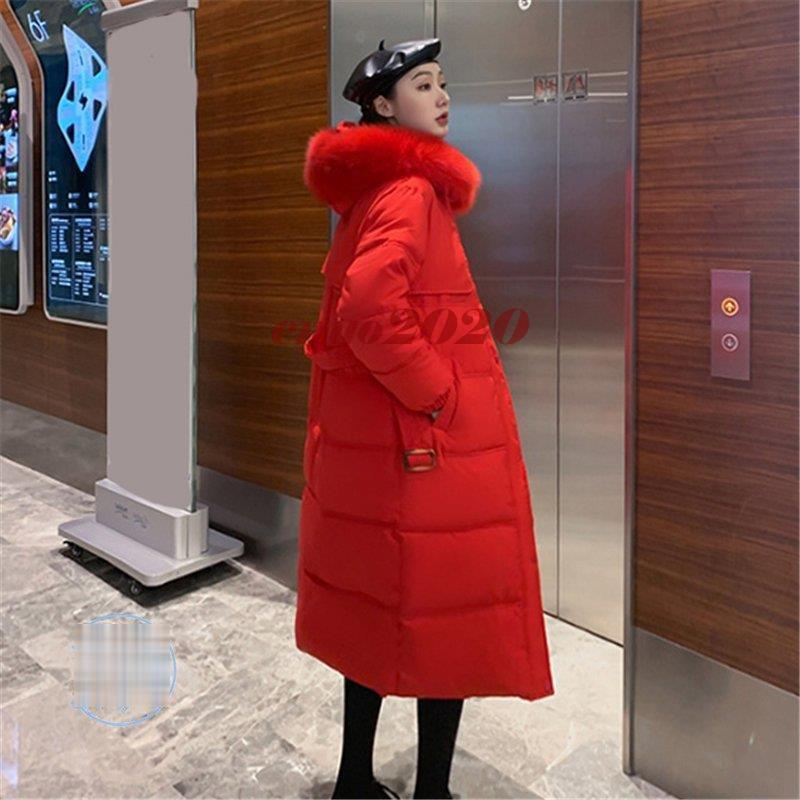 ロングダウンコート ダウンコートロングレディース ファー付き