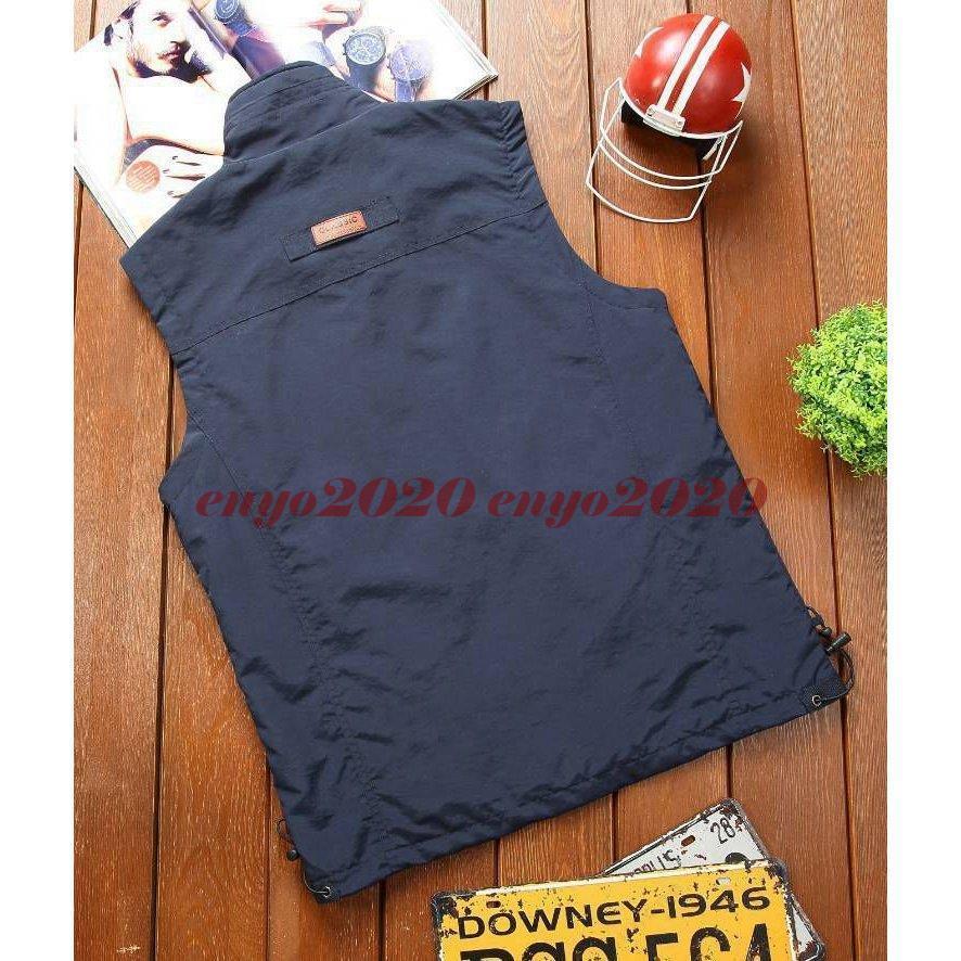 ベストメンズ サマーベスト 春夏 散歩 お出かけ 多機能 作業