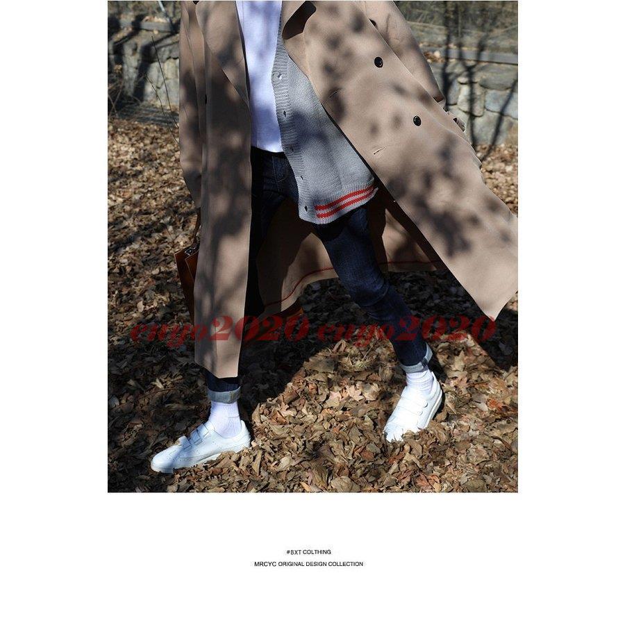 トレンチコート メンズ ロングコート韓国風 おしゃれ 体型カバー ヨーロピアンカジュアル オーバーサイズ イケメン 秋着 コート レトロ Dd0928 Cja49 ネットファミリー 通販 Yahoo ショッピング