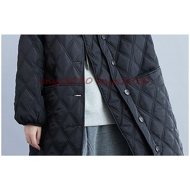 キルティングコート レディース コート ロングコート 中綿コート 防寒