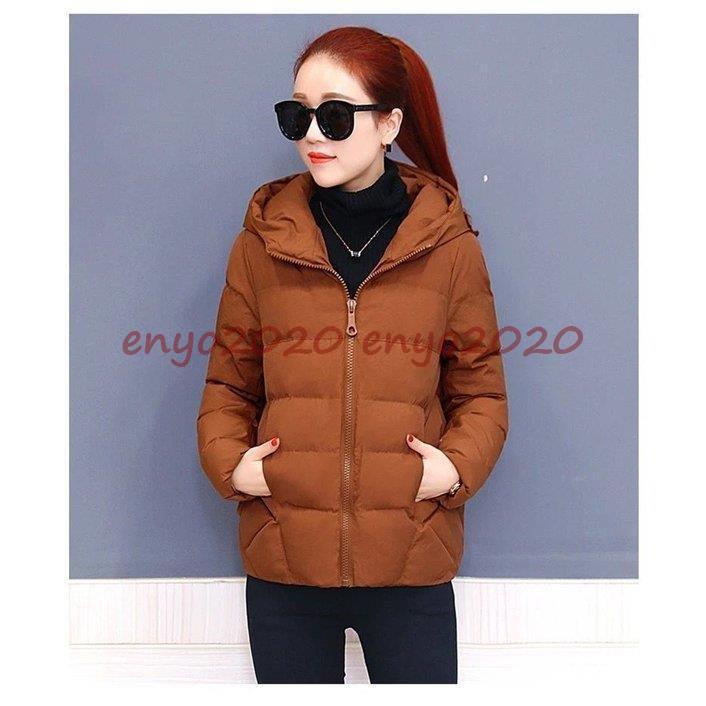 ダウン ダウンジャケット フェイクダウン ショート丈 フード付き