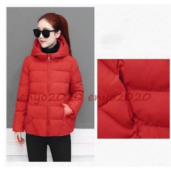 ダウン ダウンジャケット フェイクダウン ショート丈 フード付き