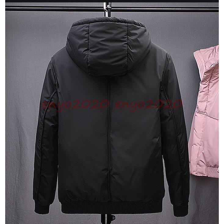 ダウンジャケット メンズ ダウンコート フード付き 軽量 保温 アウター 防寒 防風 冬服 冬 彼氏 男性 紳士 ジャンパー おしゃれ あったか ボリュームネック | ブランド登録なし | 05